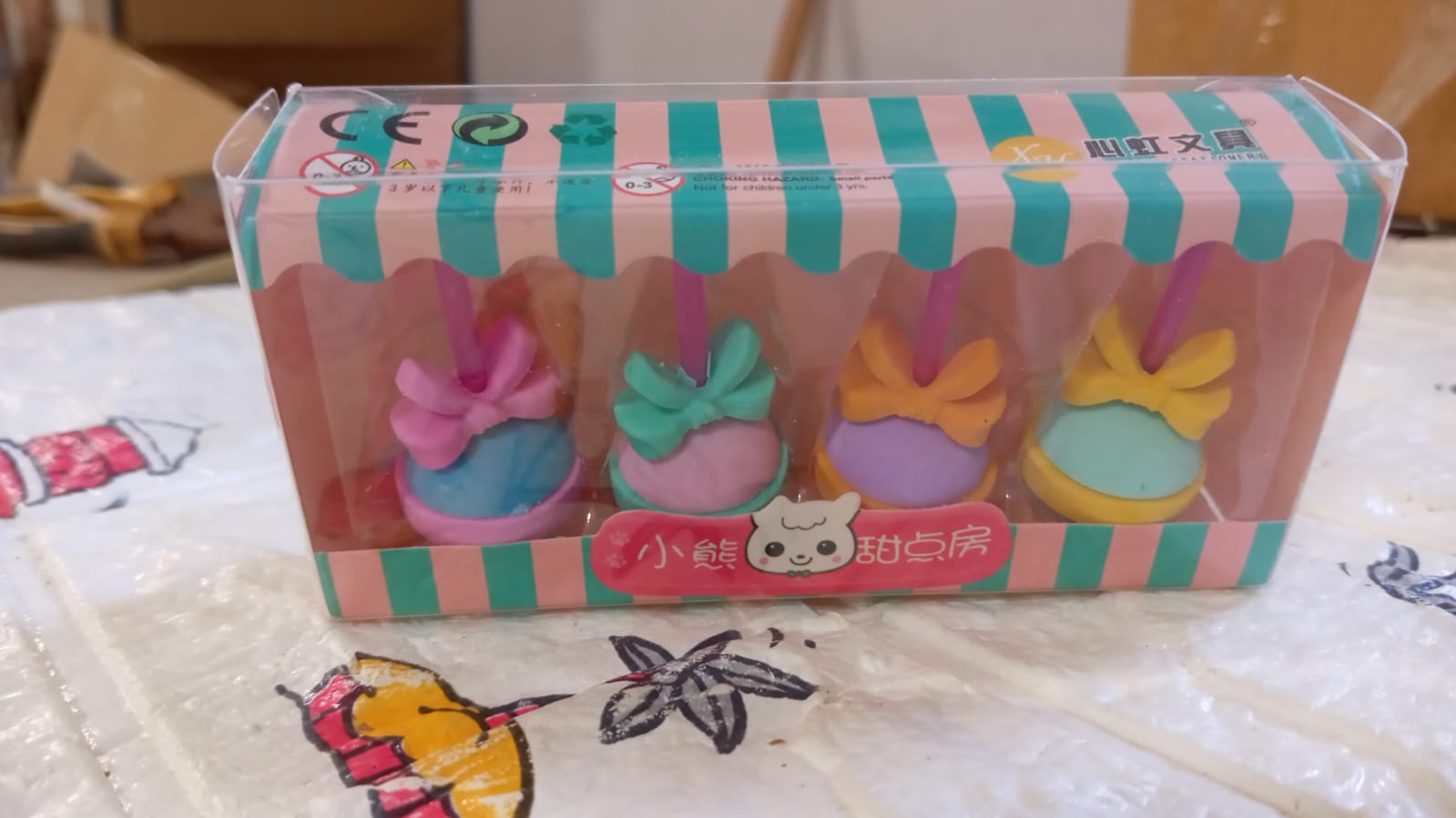sweet shaped eraser sweet shaped eraser